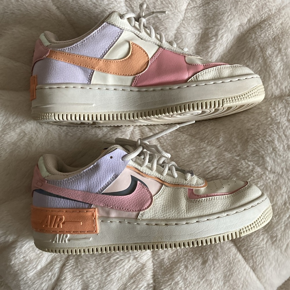 Nike Air Force 1 sneakers pastel size 9.5 - Picture 3 of 16